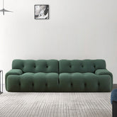fabric craft sofa Italian minimalist small apartment simple modern pull Internet celebrity sofa for three people